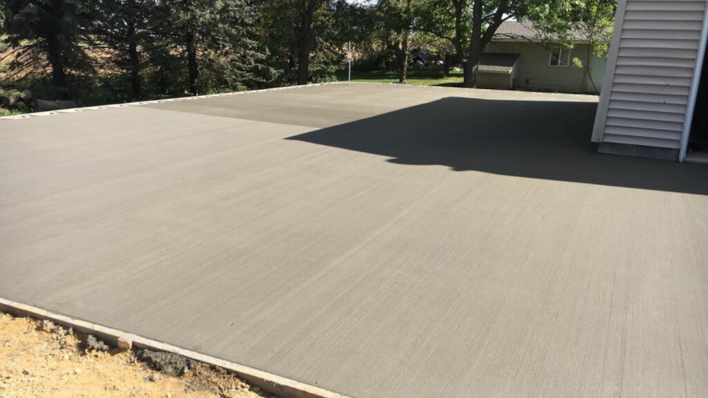 concrete patio